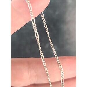 Italian 925 Sterling Silver Chain Bracelet Vintage
